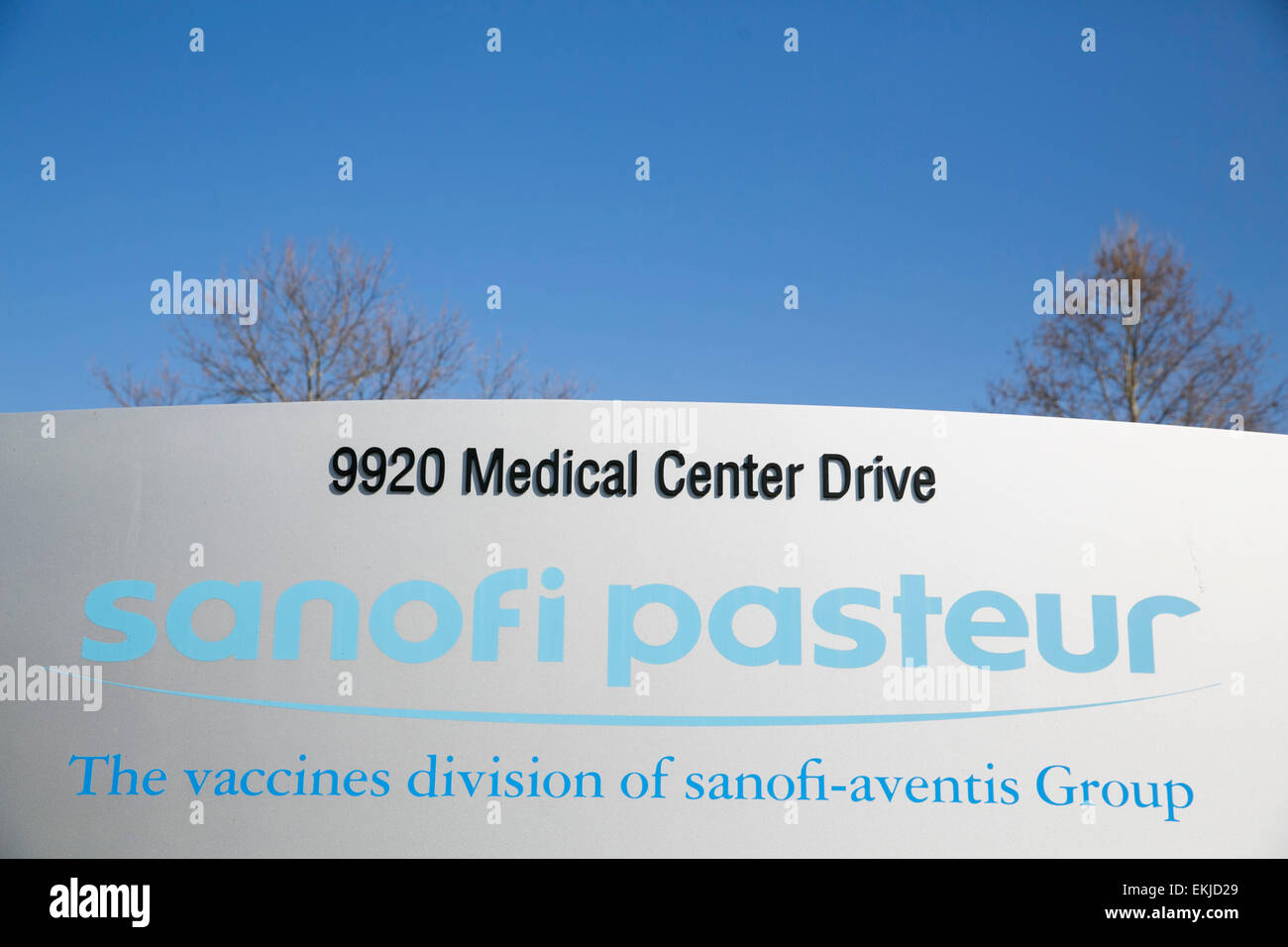 Eine Anlage von der Biotechnologie-Firma Sanofi Pasteur betrieben. Stockfoto