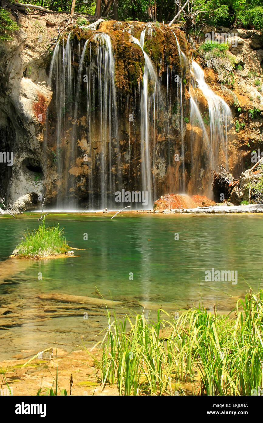 Hängende See, Glenwood Canyon, Colorado, USA Stockfoto