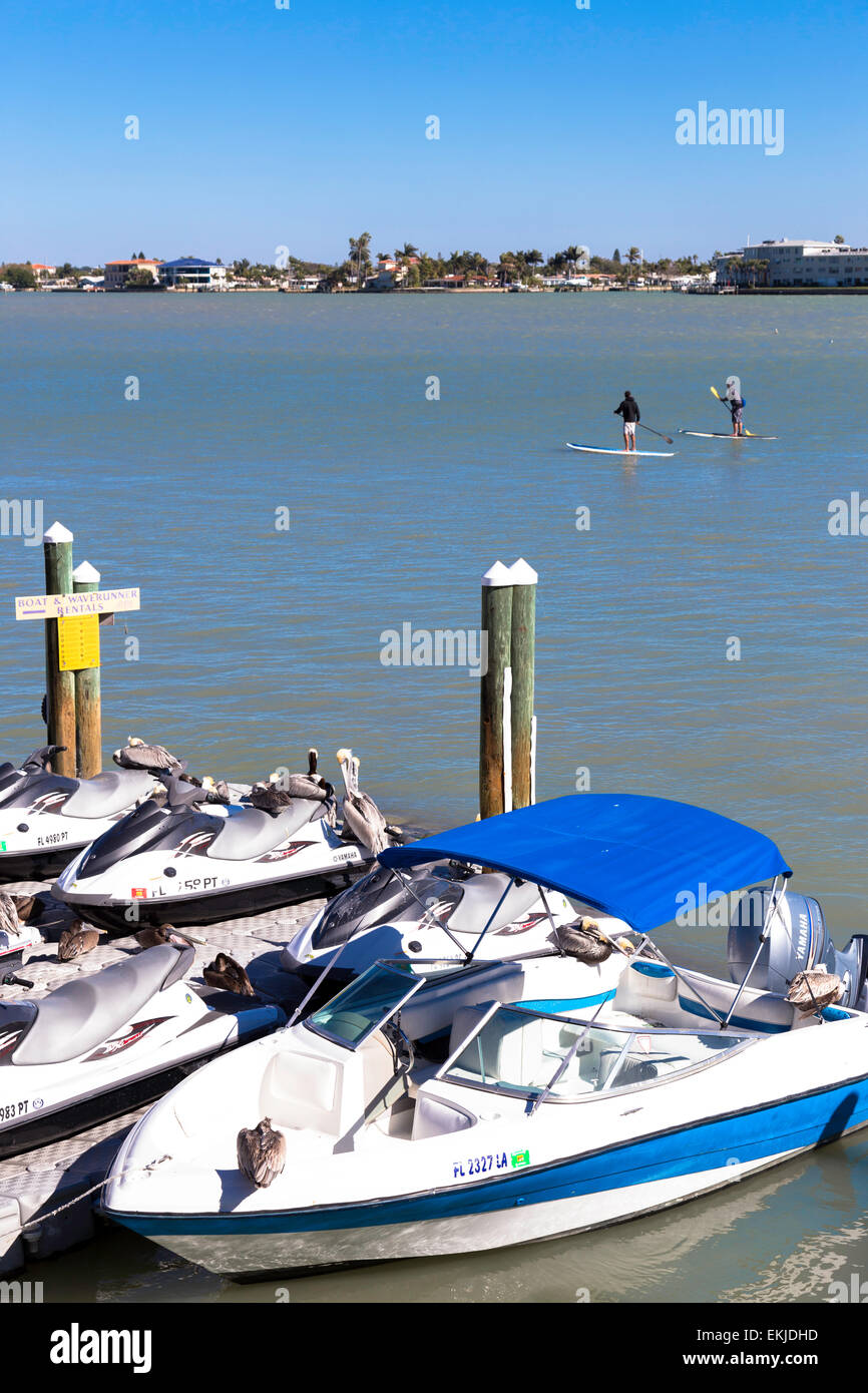 John's Pass Village, Madeira Beach, Florida Stockfoto