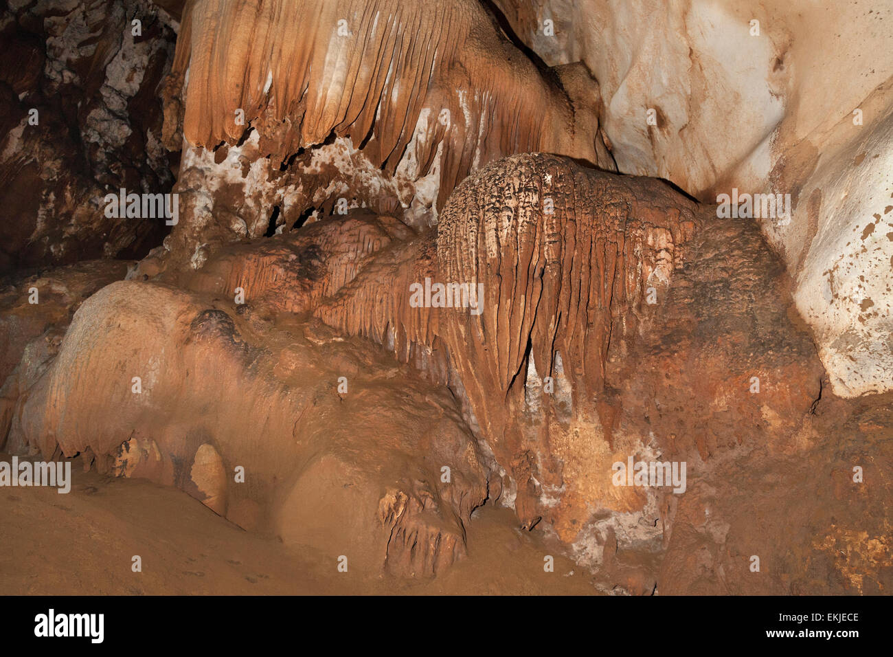 Chiang Dao Höhle, Chiang Rai, Nordthailand. Kalkstein-Formationen Stockfoto