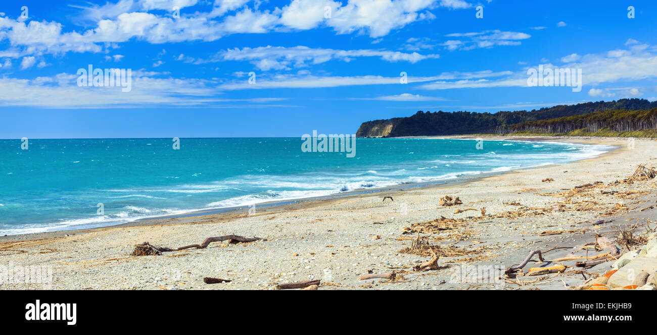 Küste von der Tasmansee. Panorama Stockfoto