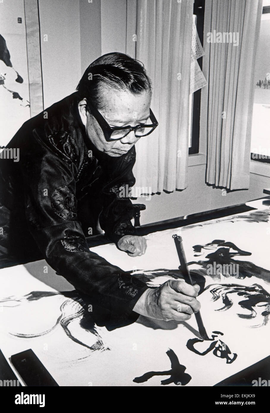 Tsui-Pai Yeh, chinesischer Maler Stockfoto