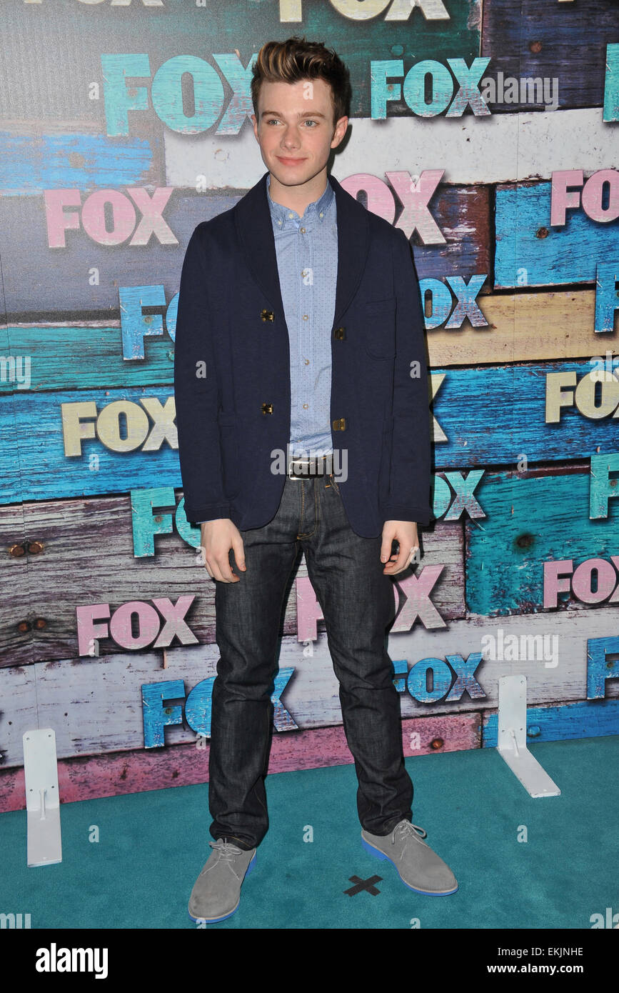 LOS ANGELES, CA - 24. Juli 2012: Glee-star Chris Colfer bei der Fox Sommer 2012 All-Star Party in West Hollywood. Stockfoto