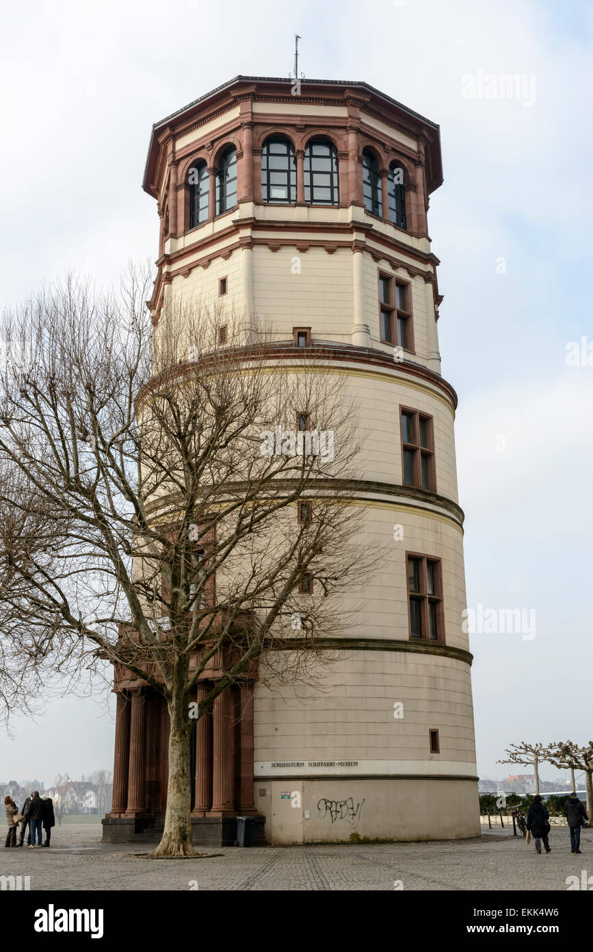 Schloßturm Tower, Düsseldorf Stockfoto
