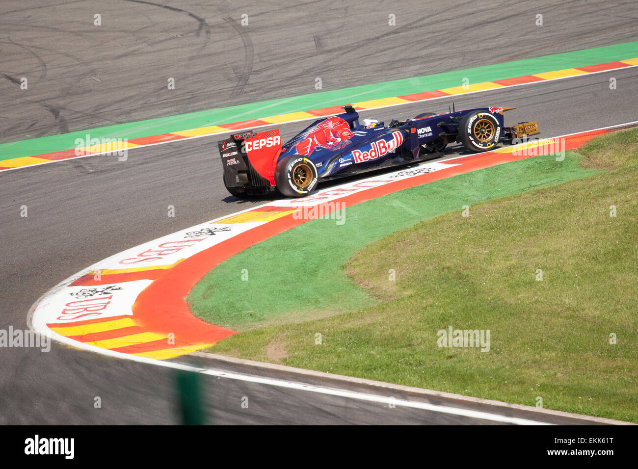 Daniel Ricciardo beim belgischen Grand Prix Spa 2013 Stockfoto