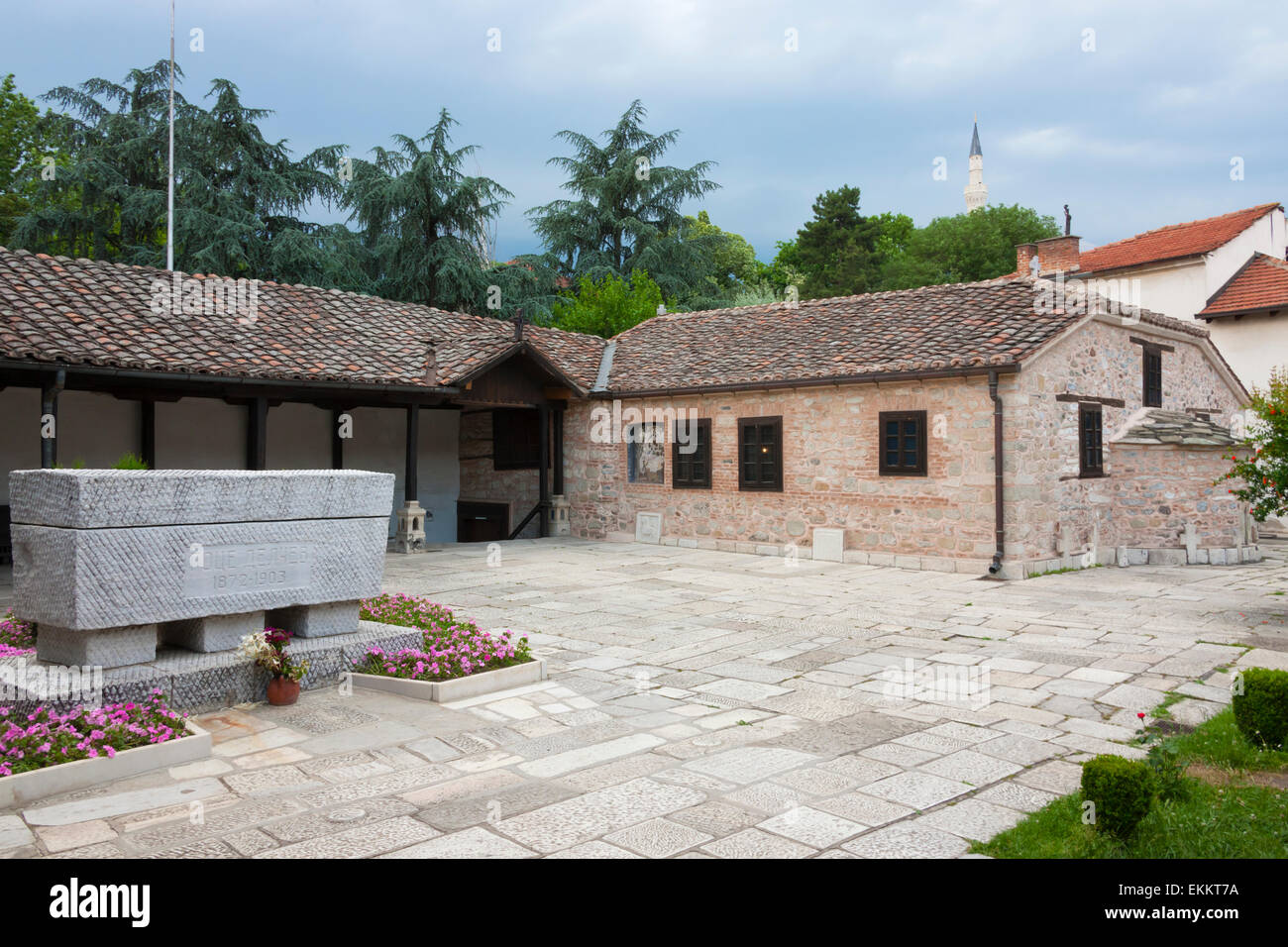 Alt Tag Basar, jetzt Museum, das Grab für Nationalhelden, Skopje, Republik Mazedonien, Europa Stockfoto