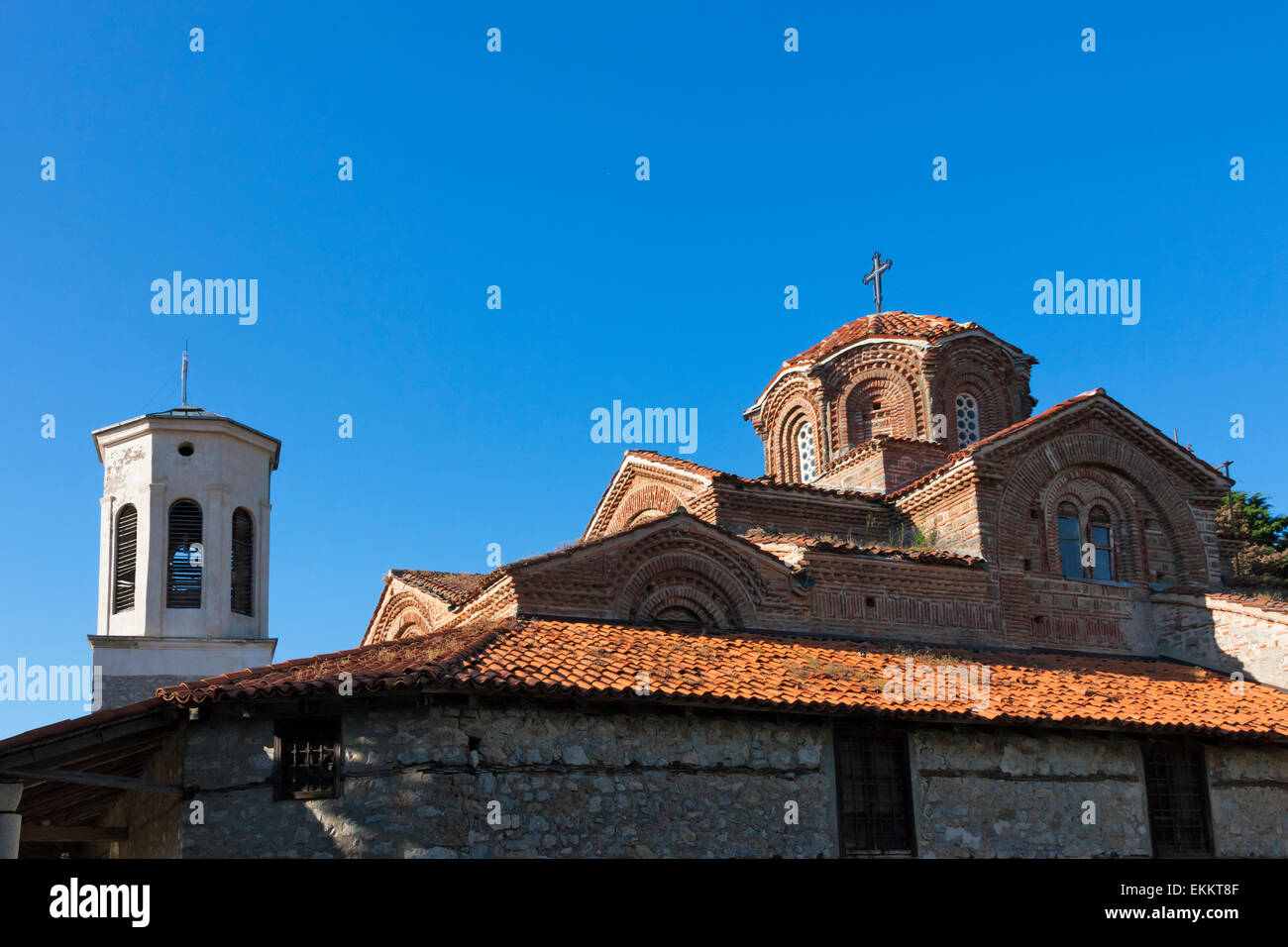 Kirche der Heiligen Mutter Gottes Perivleptos, Ohrid, Mazedonien Stockfoto