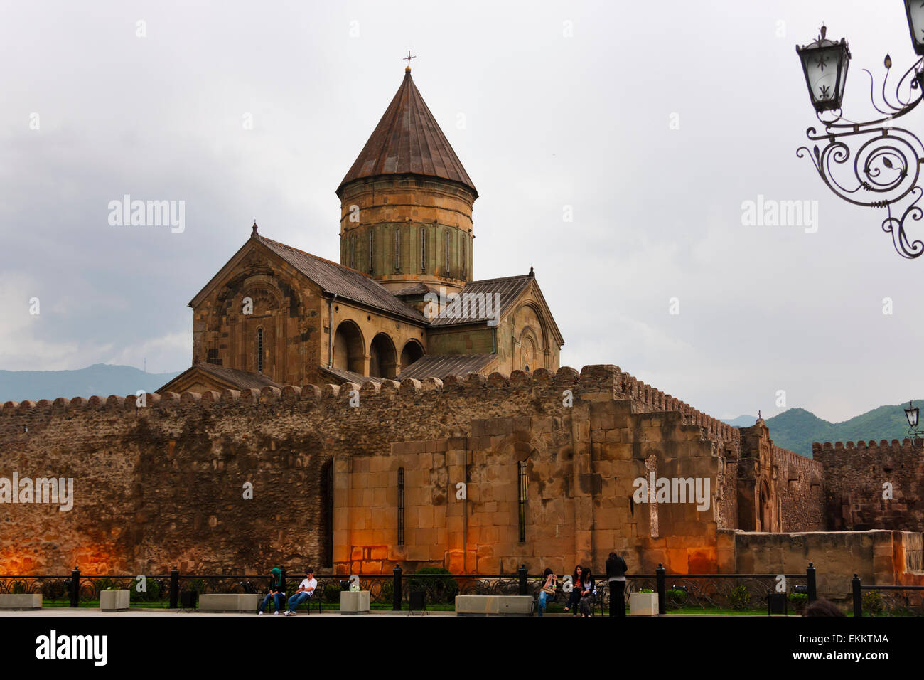 Swetizchoweli Kirche, Denkmalpflege von Mzcheta, UNESCO-Weltkulturerbe, Georgien Stockfoto