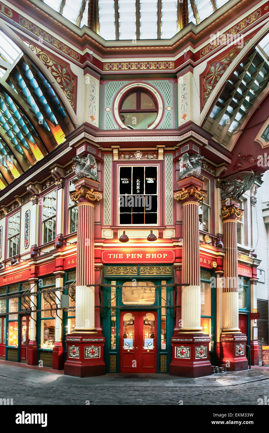 Leadenhall Market, London, England UK Stockfoto