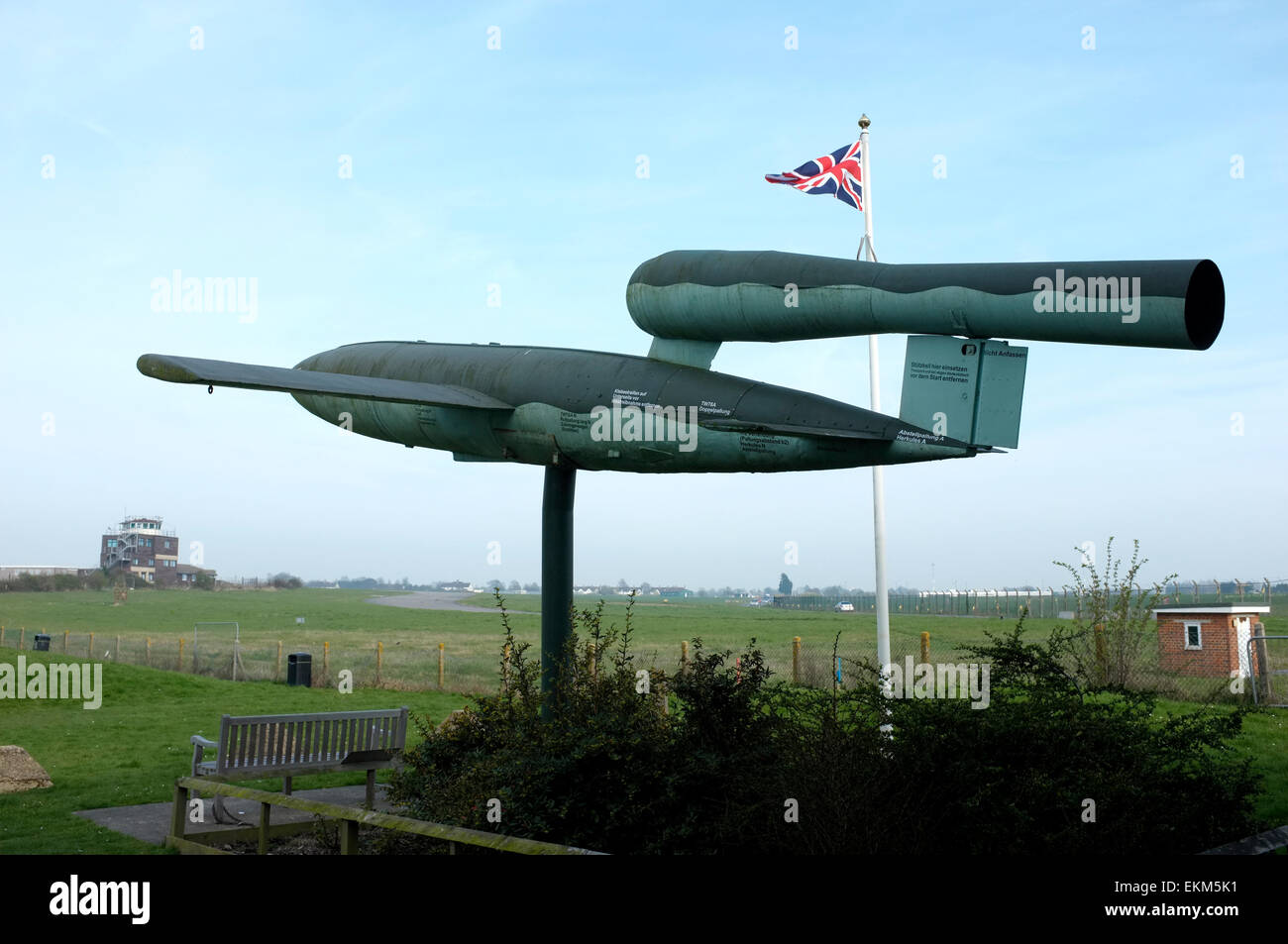 RAF Manston Geschichte Museum Ramsgate East Kent uk April 2015 Stockfoto