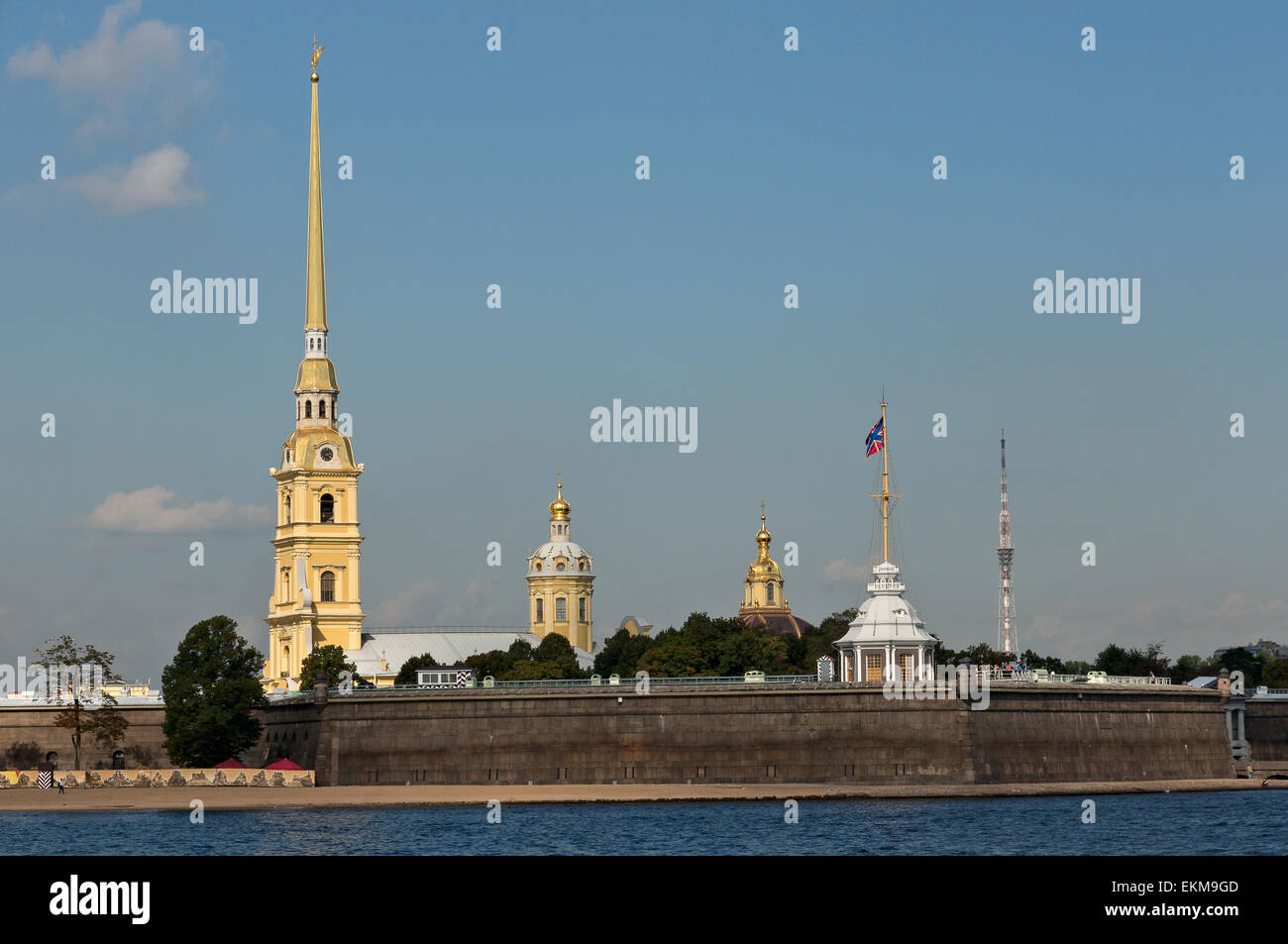 Peter und Paul-Festung in Sankt Petersburg, Russland Stockfoto