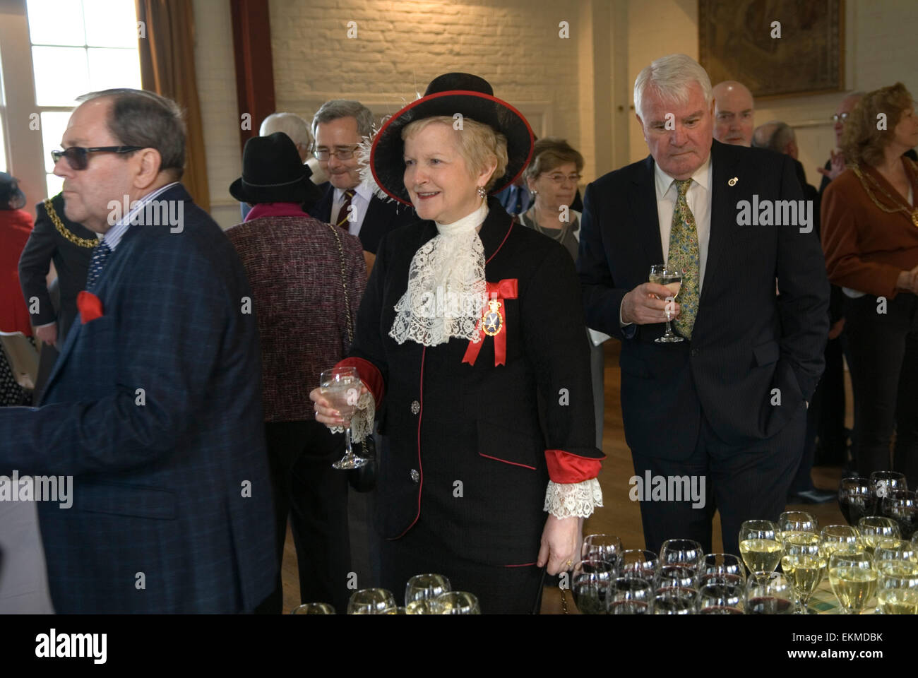 Frau Juliet Smith und Ehemann High Sheriff of East Sussex, Winchelsea, England, Großbritannien 2015 2010S, Vereinigtes Königreich HOMER SYKES Stockfoto