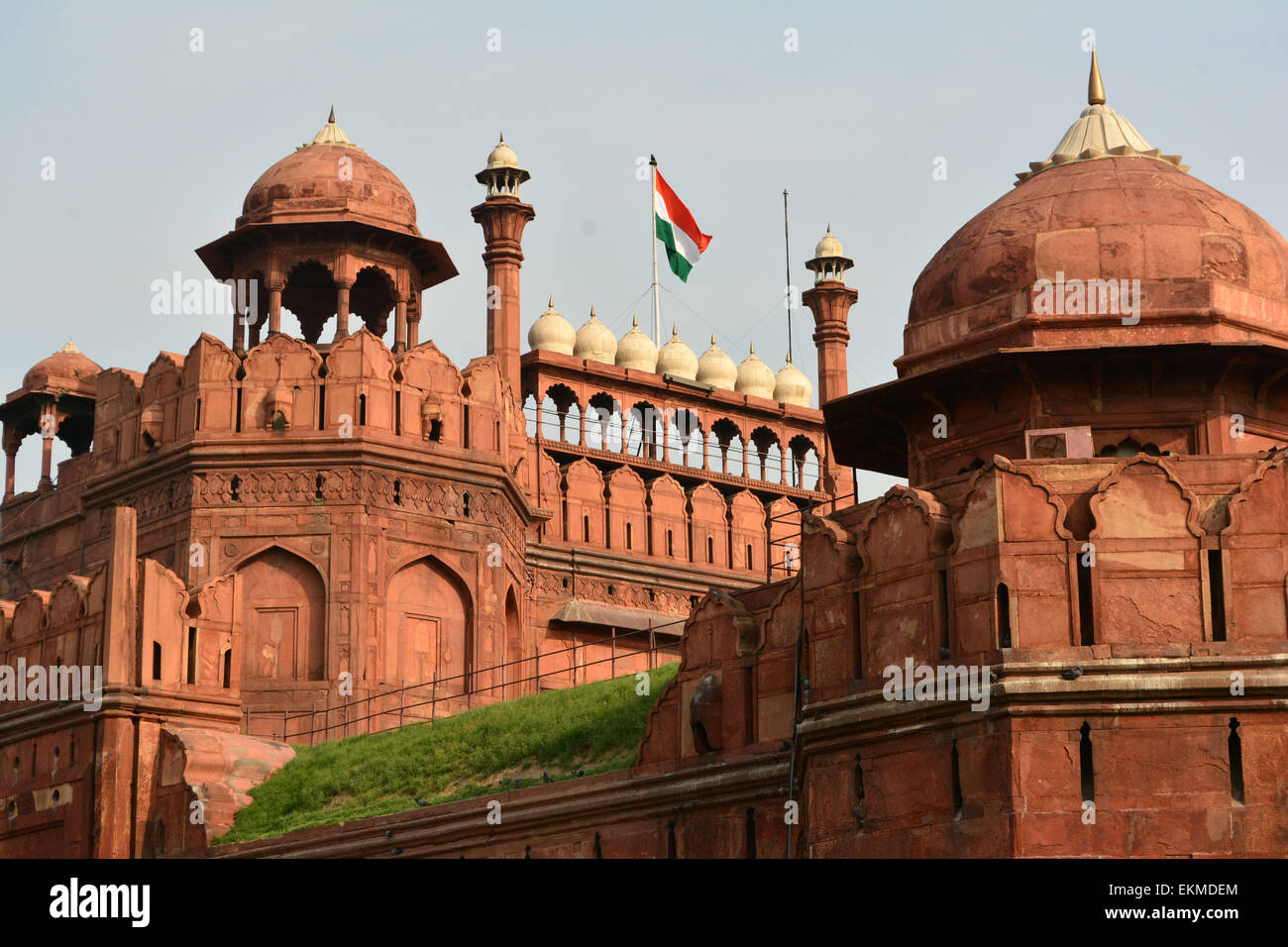 Rotes Fort Delhi Indien Stockfoto