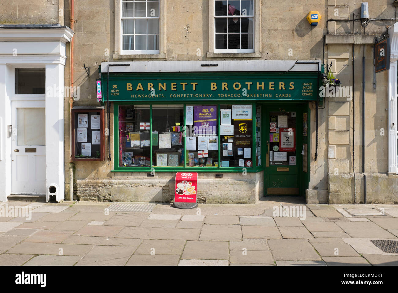 Barnett Brüder Hautpstraße Corsham in Wiltshire Stockfoto