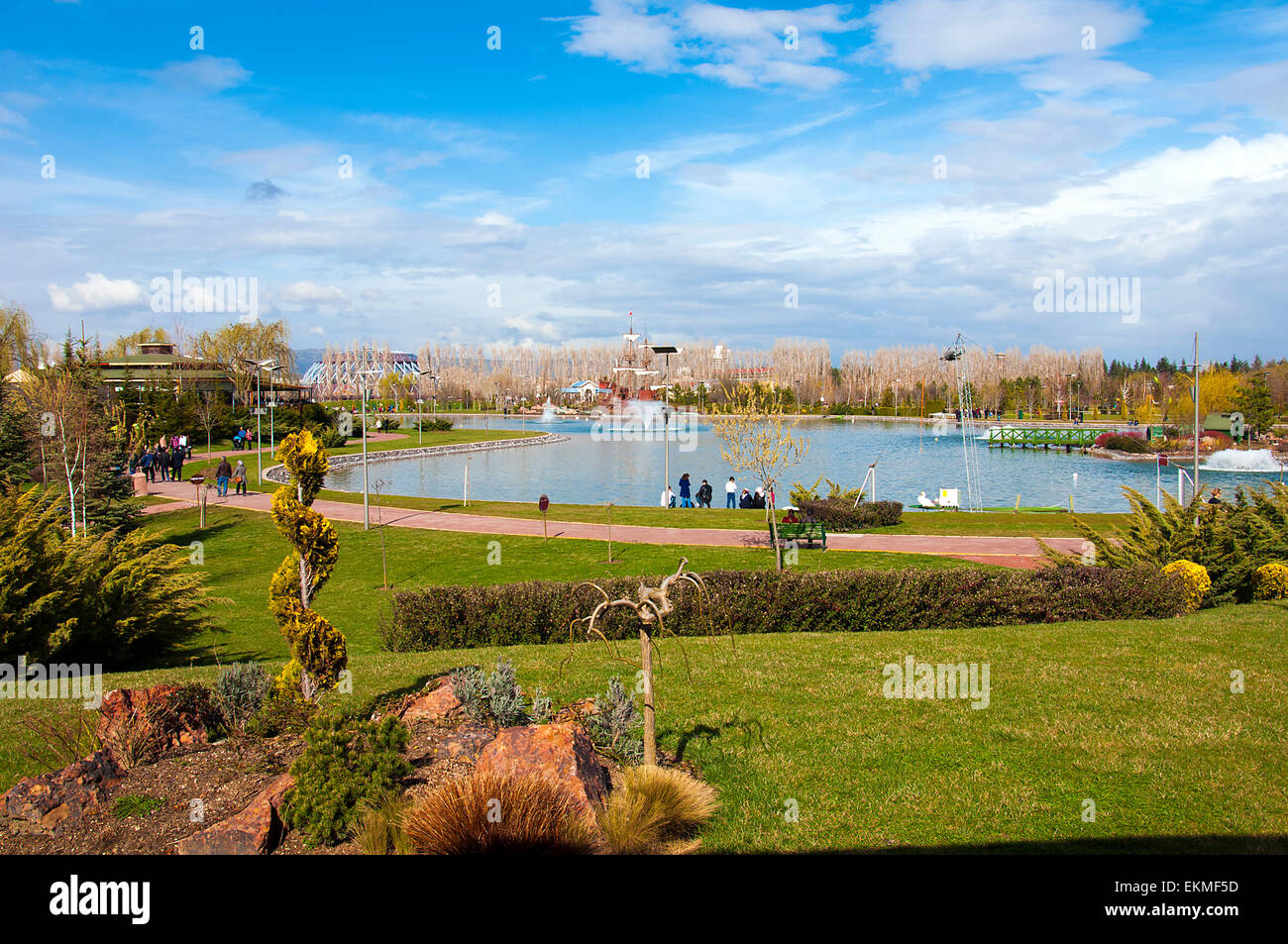 Sazova Park in Eskisehir Stockfoto