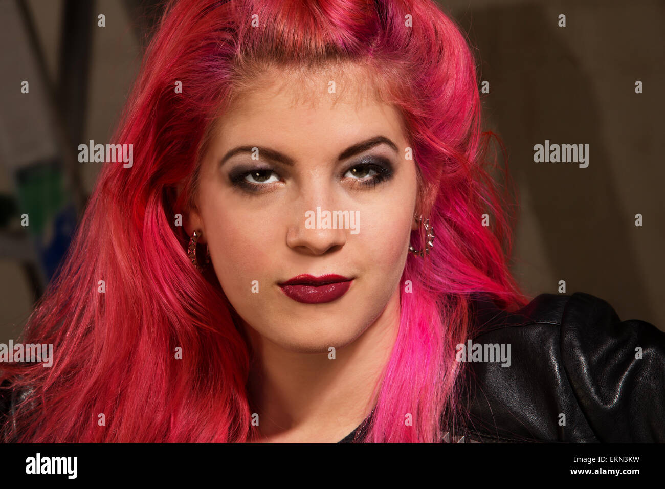 Nahaufnahme von ruhigen Teenager Stockfoto