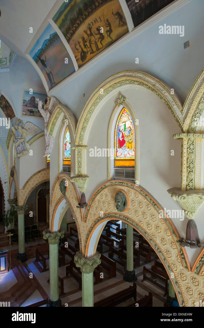 Dominikanische Republik, Südwesten, San Juan De La Maguana, Kathedrale San Juan Bautista Stockfoto