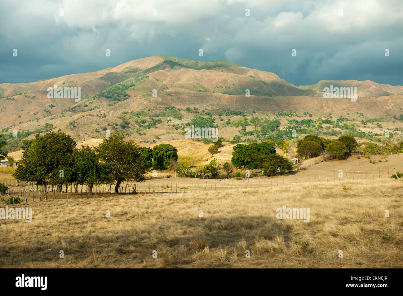 Dominikanische Republik, Südwesten, San Juan De La Maguana, Landschaft Beim Dorf Sabaneta Nördlich der Stadt Stockfoto