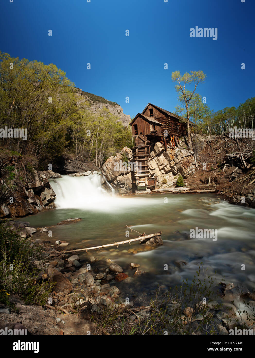 Crystal River und der entlaufenen Pferdemühle Stockfoto