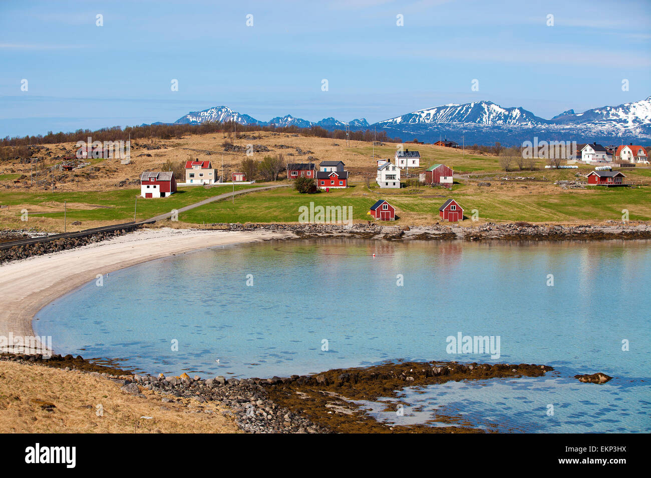 Norwegischer fjord Stockfoto