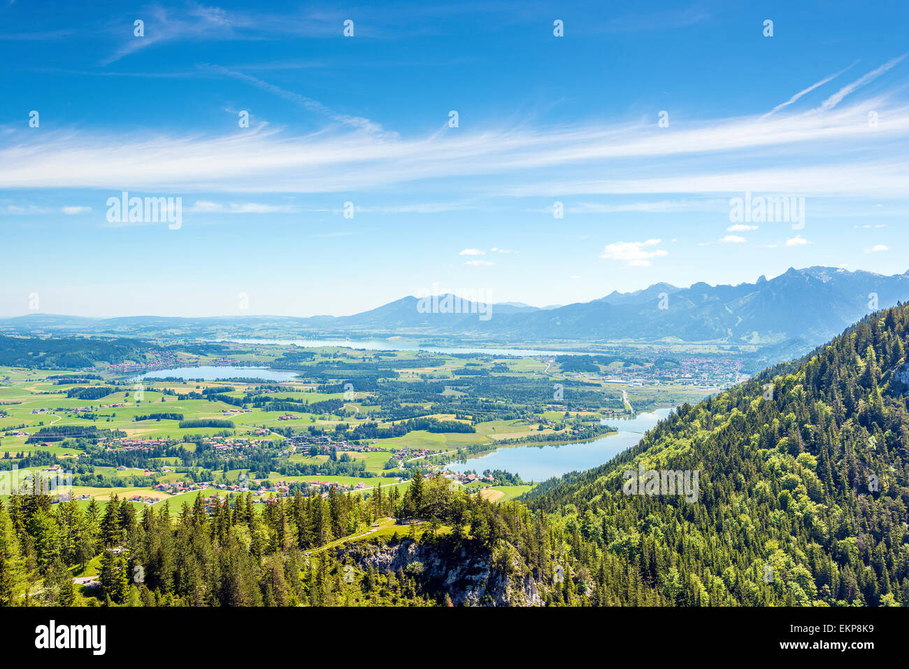 Ansichten der Allg´┐ ¢ ´┐ ¢ u Region Bayern Stockfoto