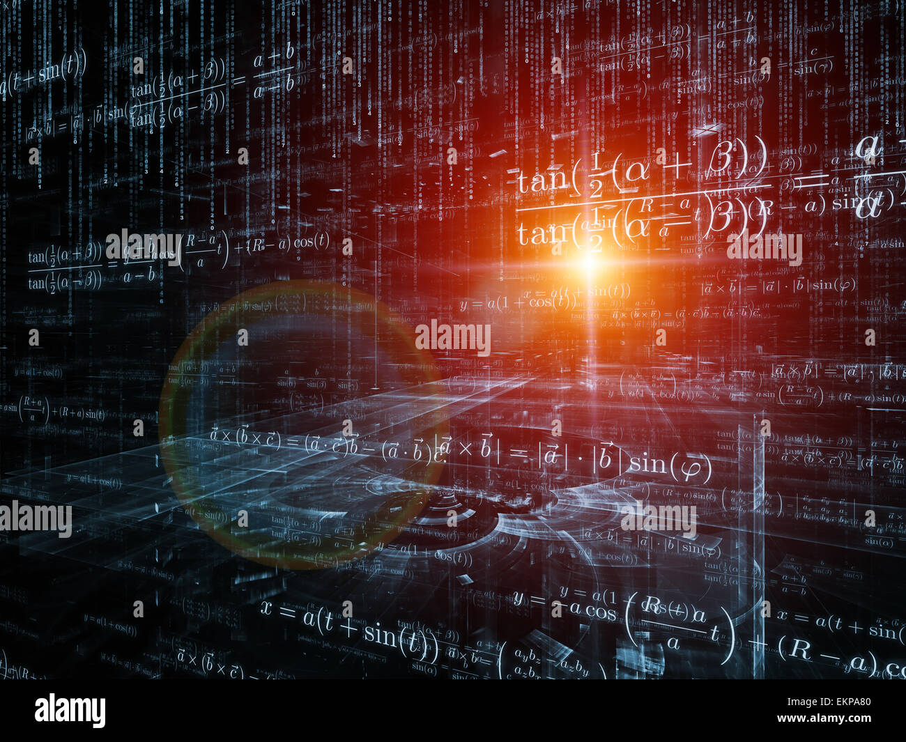 Elemente der Mathematik Stockfoto
