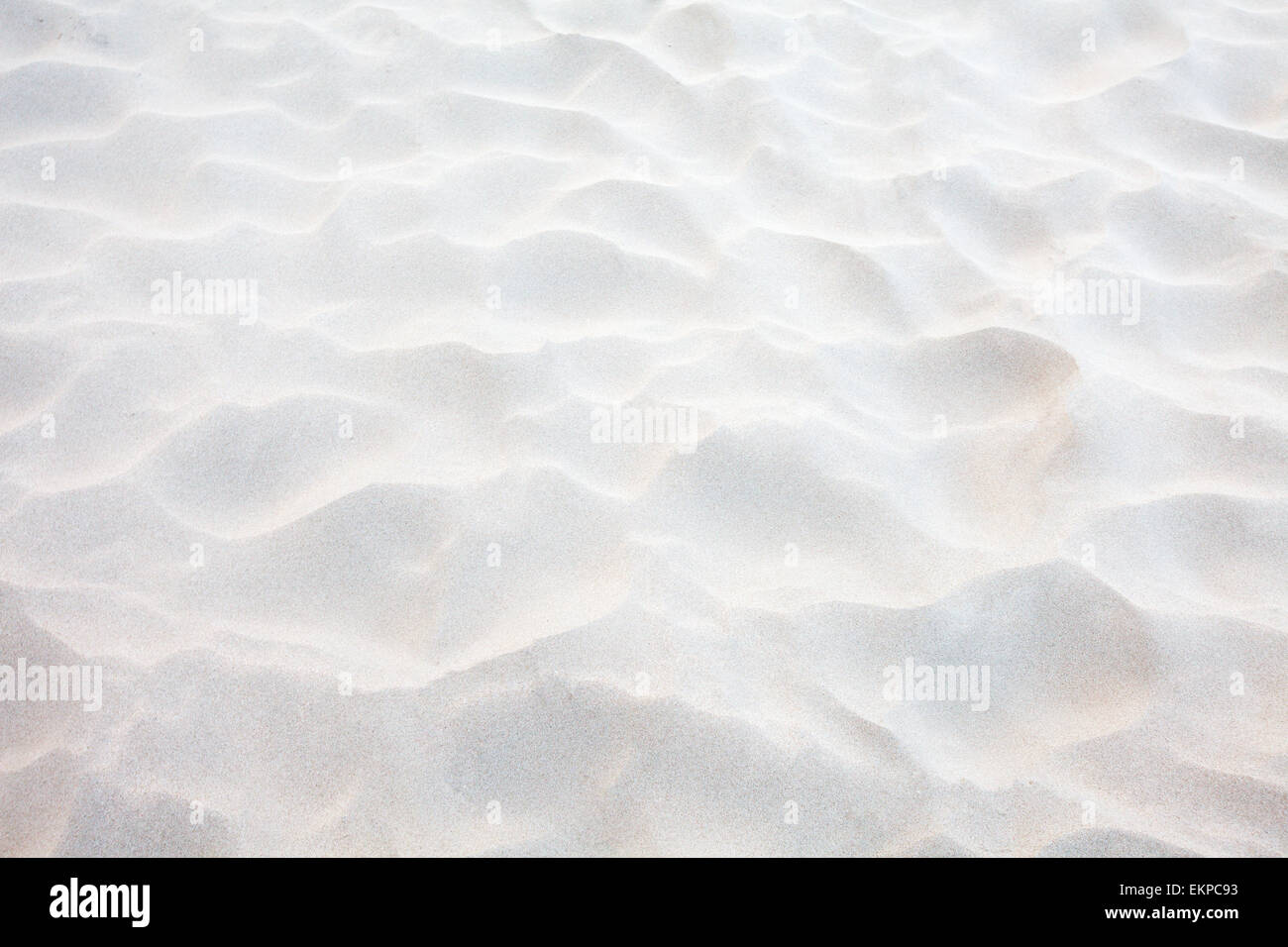 weißer Sand Hintergrund Stockfoto