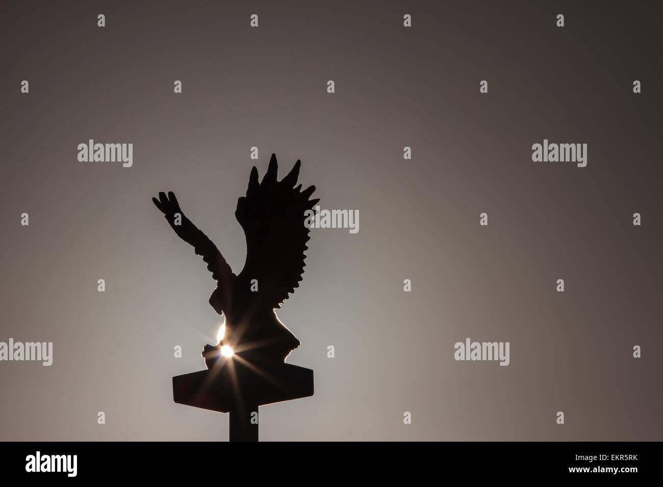 Karthager und Römer Festival. Römer-Adler Stockfoto