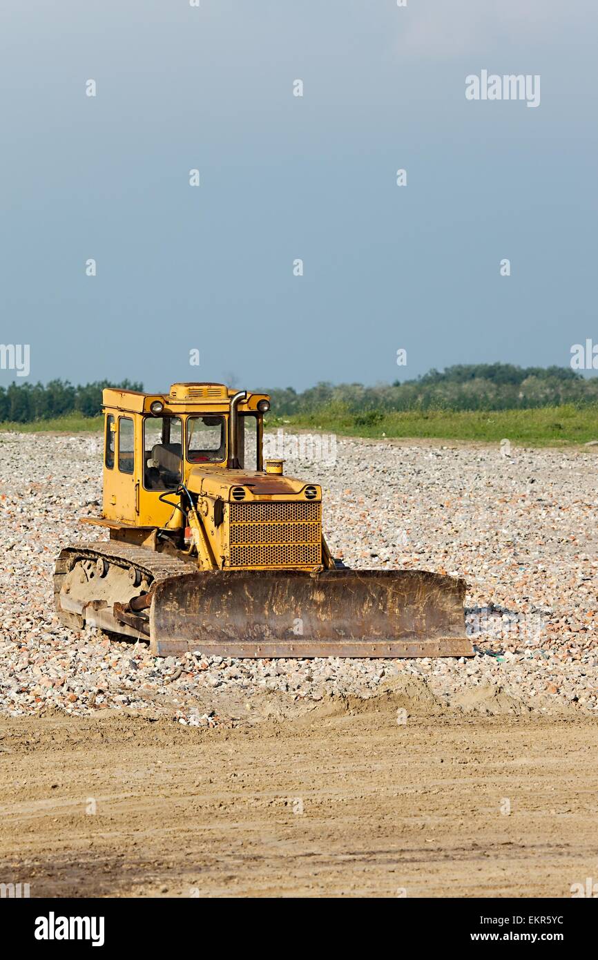 Alten Dozer Stockfoto