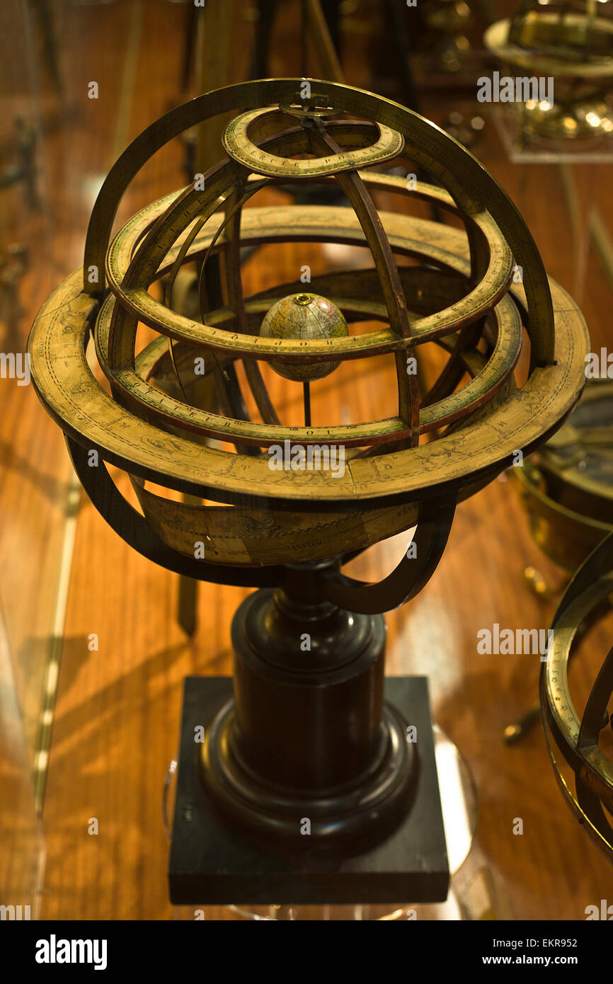 Authentic Models Armillarsphäre Bronze, Armillary Dial, Messing, Chrome, GL052