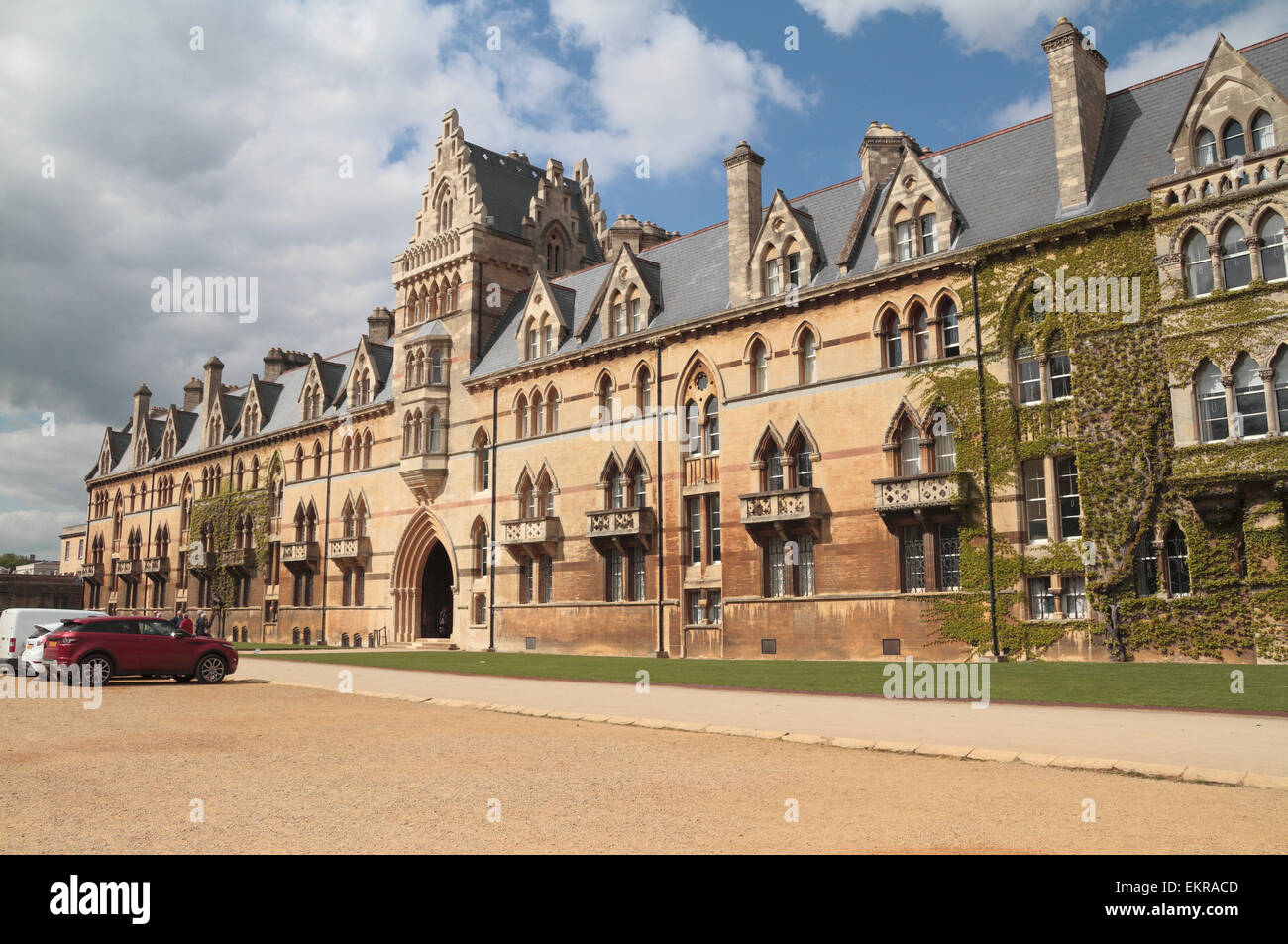 Die Wiese ("Wiesen") Gebäudeteil des Christ Church College, Universität Oxford, Oxford, Oxfordshire, Vereinigtes Königreich. Stockfoto