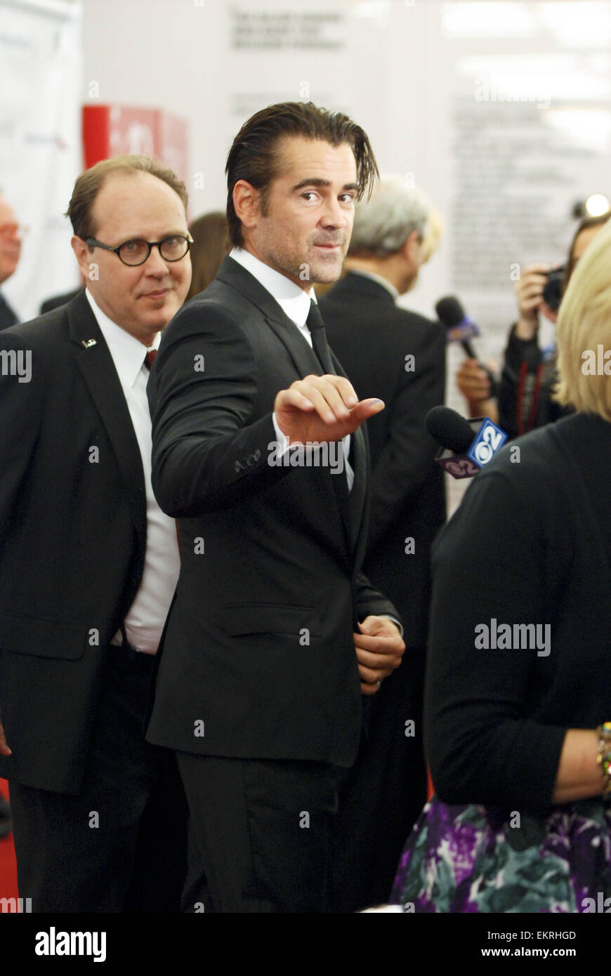 Der 50. Chicago International Film Festival Opening Night roten Teppich Zeremonie für den Film "Fräulein Julie" Harris Theater am 9. Oktober 2014 Featuring: Colin Farrell wo: Chicago, Illinois, USA bei: 9. Oktober 2014 Stockfoto