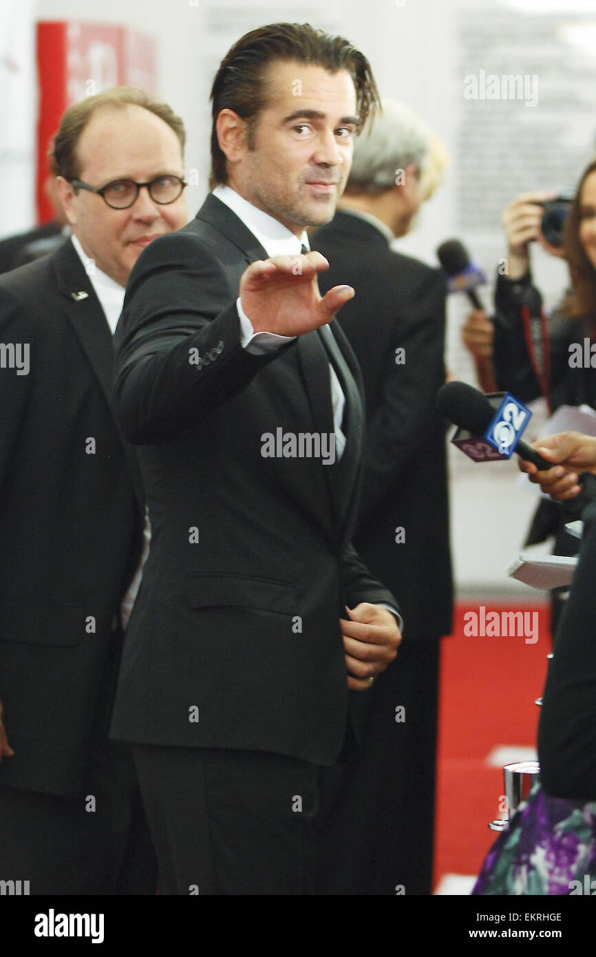 Der 50. Chicago International Film Festival Opening Night roten Teppich Zeremonie für den Film "Fräulein Julie" Harris Theater am 9. Oktober 2014 Featuring: Colin Farrell wo: Chicago, Illinois, USA bei: 9. Oktober 2014 Stockfoto