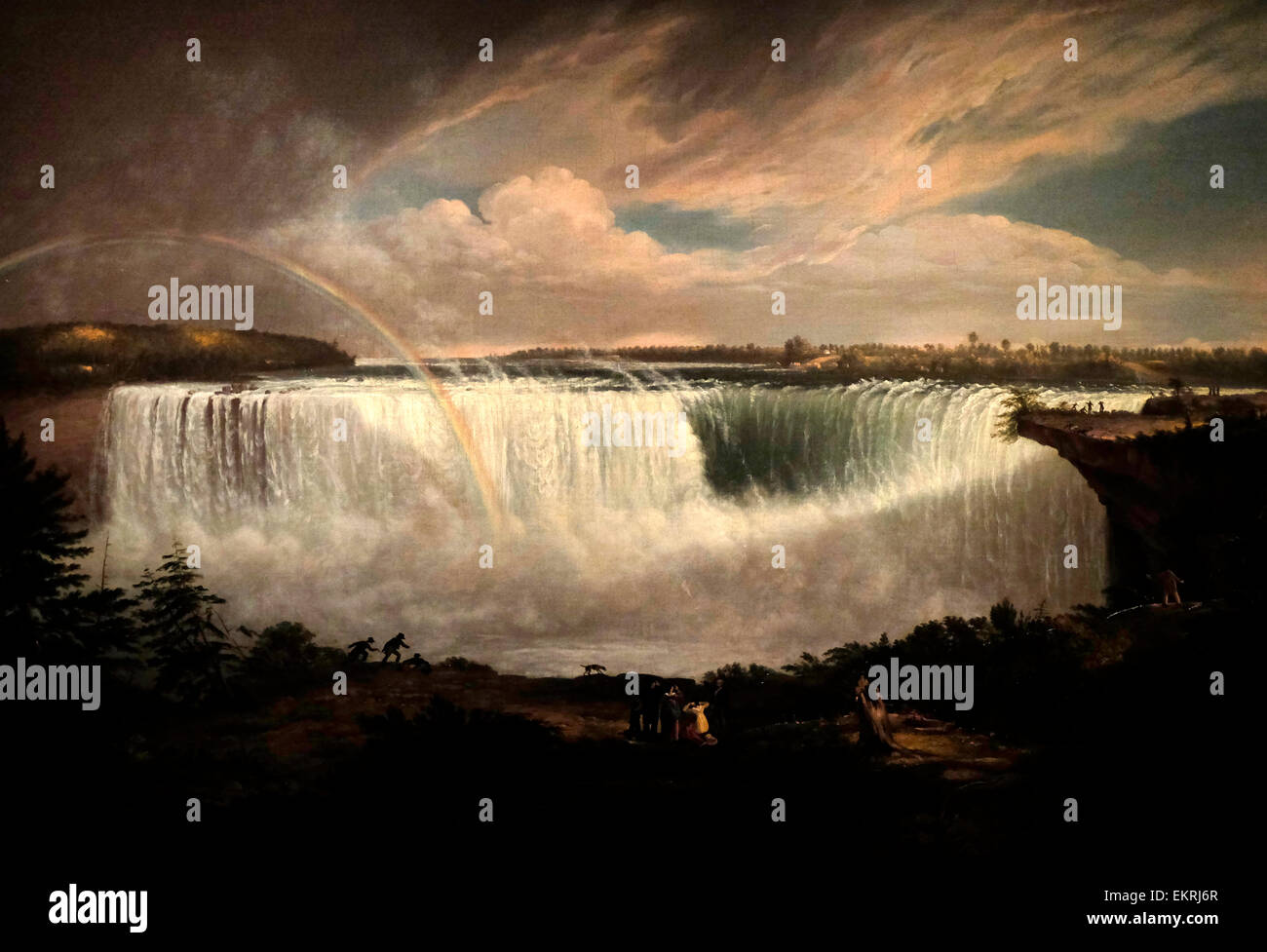 Das große Hufeisen Herbst - Niagara, 1820 Stockfoto