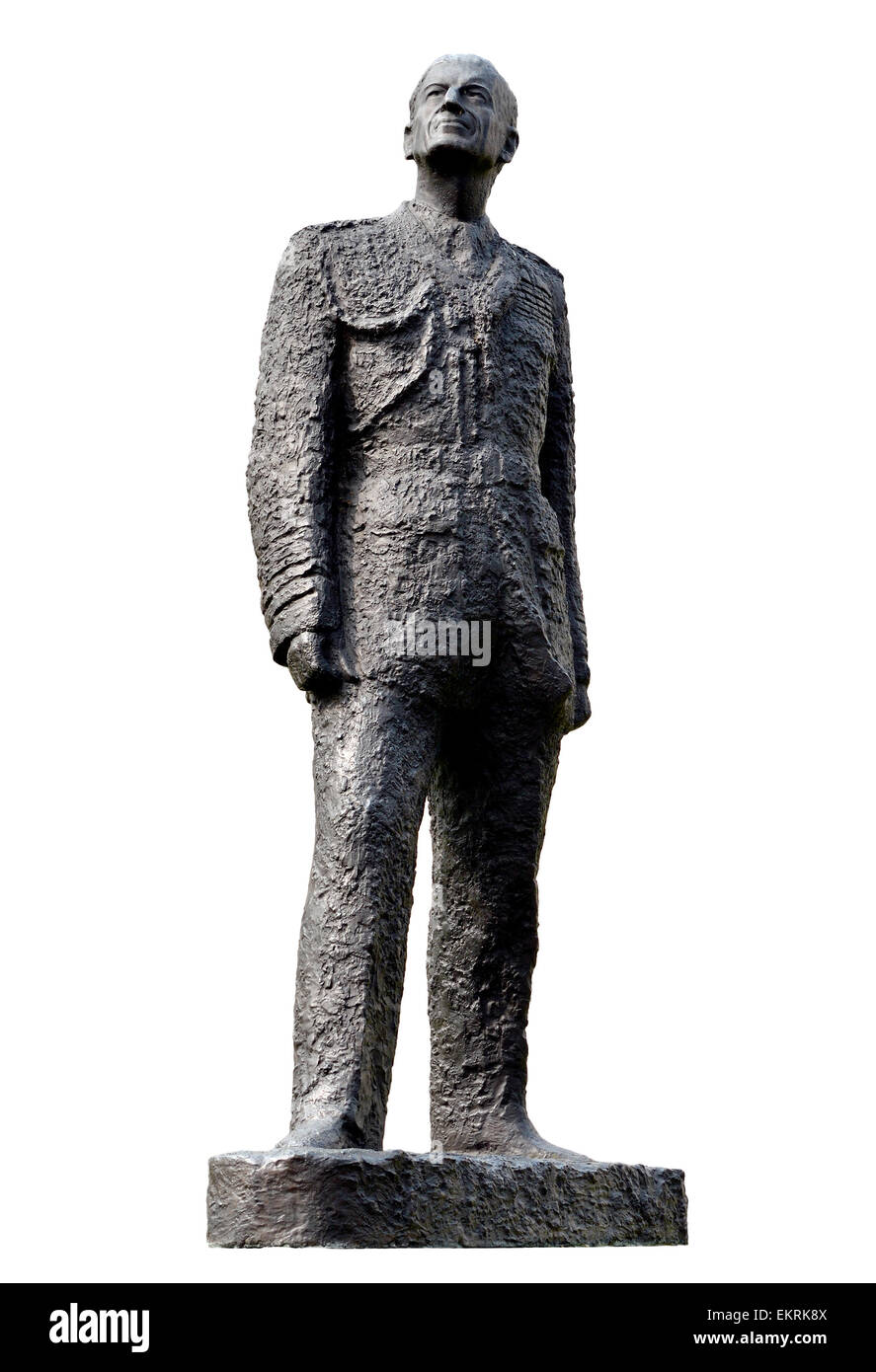 London, England, Vereinigtes Königreich. Charles Portal, 1. Viscount Portal of Hungerford (1893-1971) in Victoria Emb-Statue (Oscar Nemon, 1975) Stockfoto