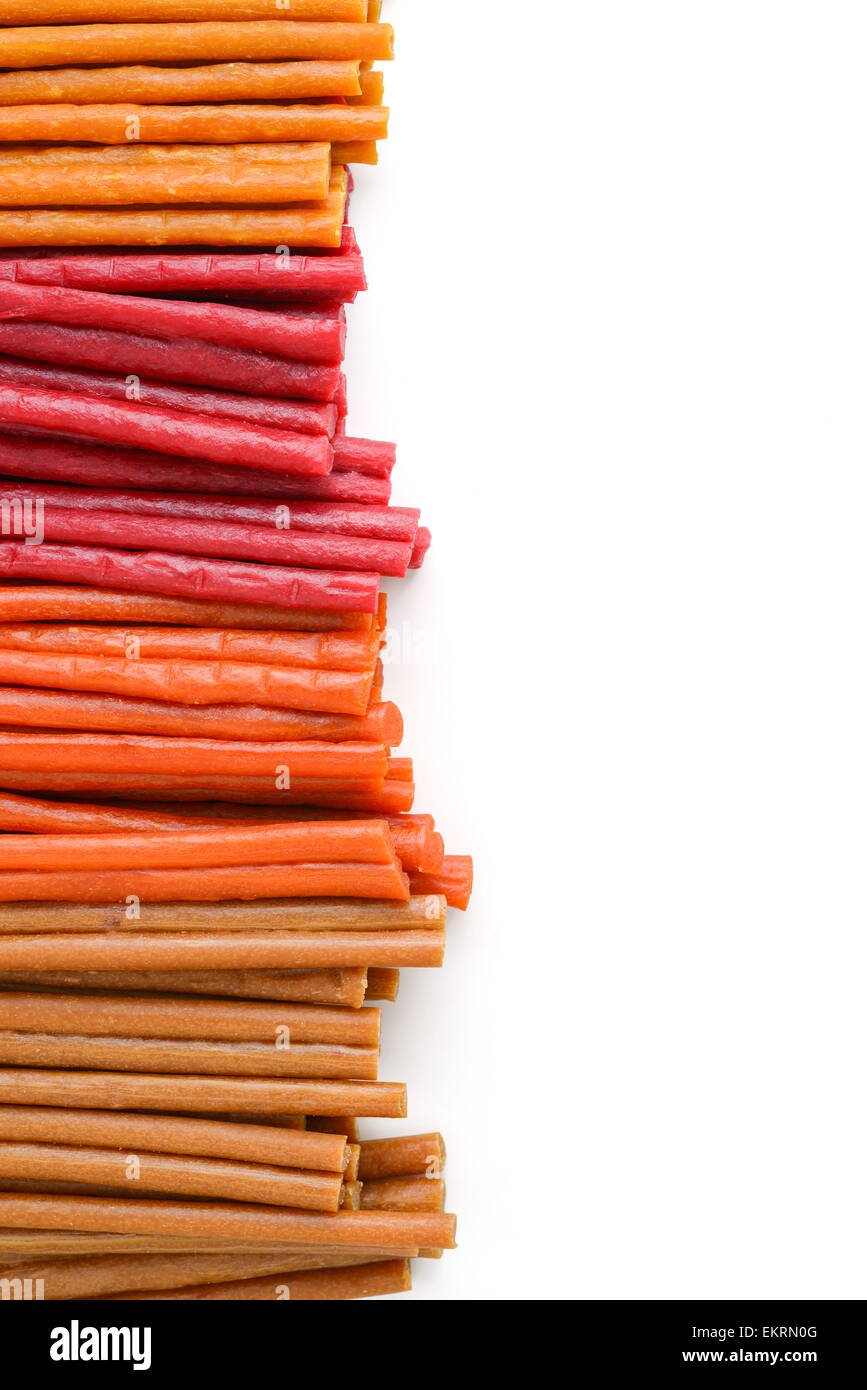 Hund behandelt Stockfoto