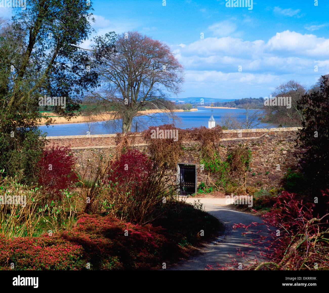 Mount Congreve Gardens, Co Waterford, Irland; Garten in der Nähe des Flusses Suir Stockfoto