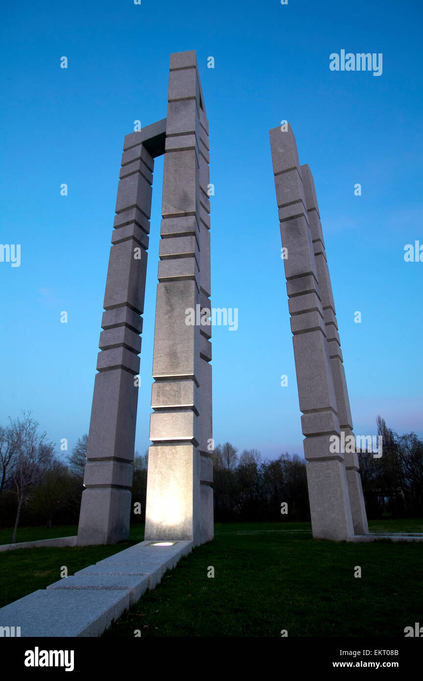 Skulptur auf Saint Helen Island, Montreal, Quebec Stockfoto