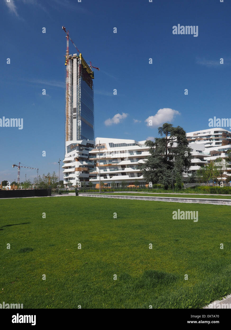 Isozaki Wolkenkratzer, Fiera Stadtteil, Mailand, Lombardei, Italien, Europa Stockfoto