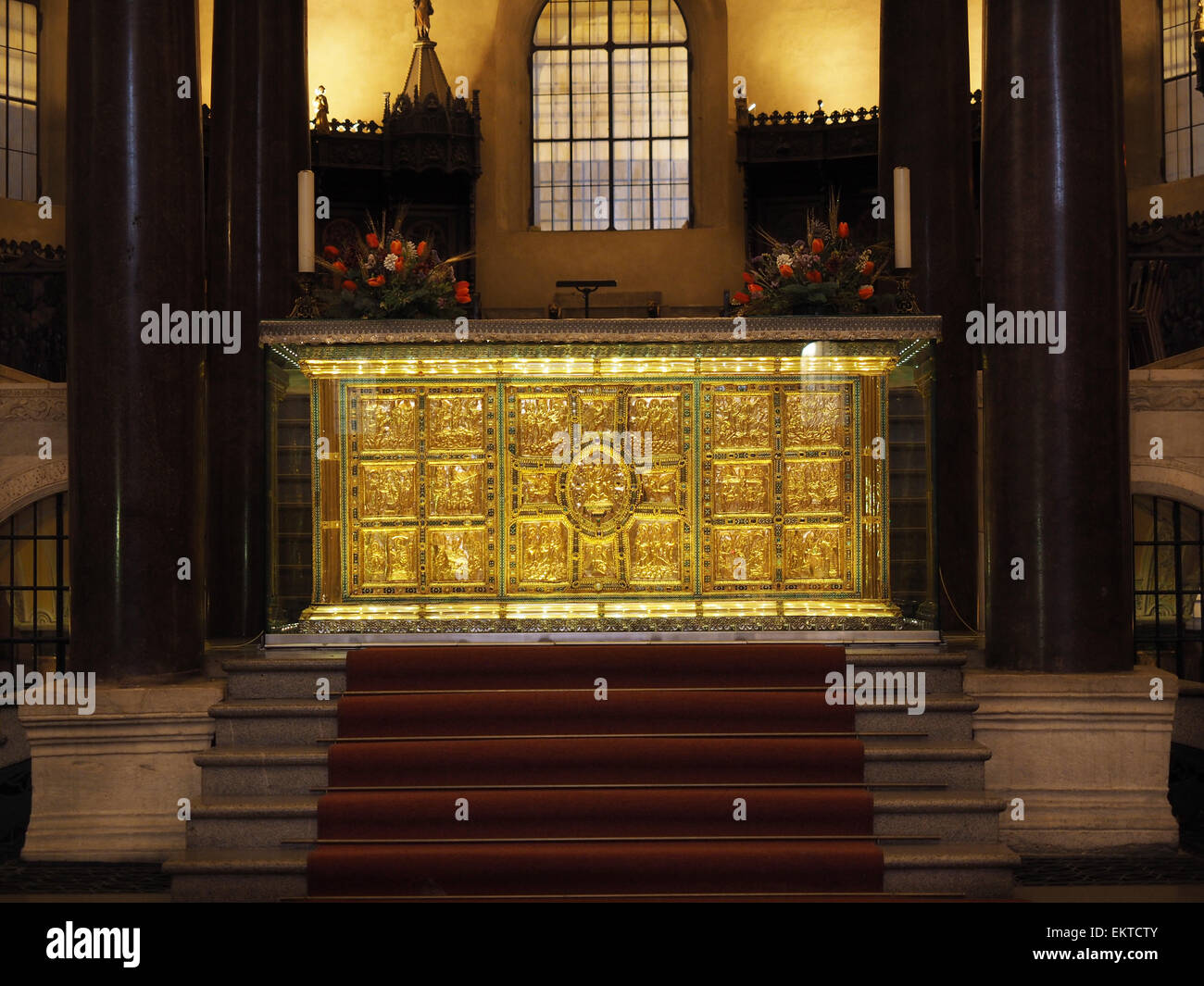 Altare d ' Oro, goldenen Altar Sant'Ambrogio Antike, Mailand, Lombardei, Italien, Europa Stockfoto