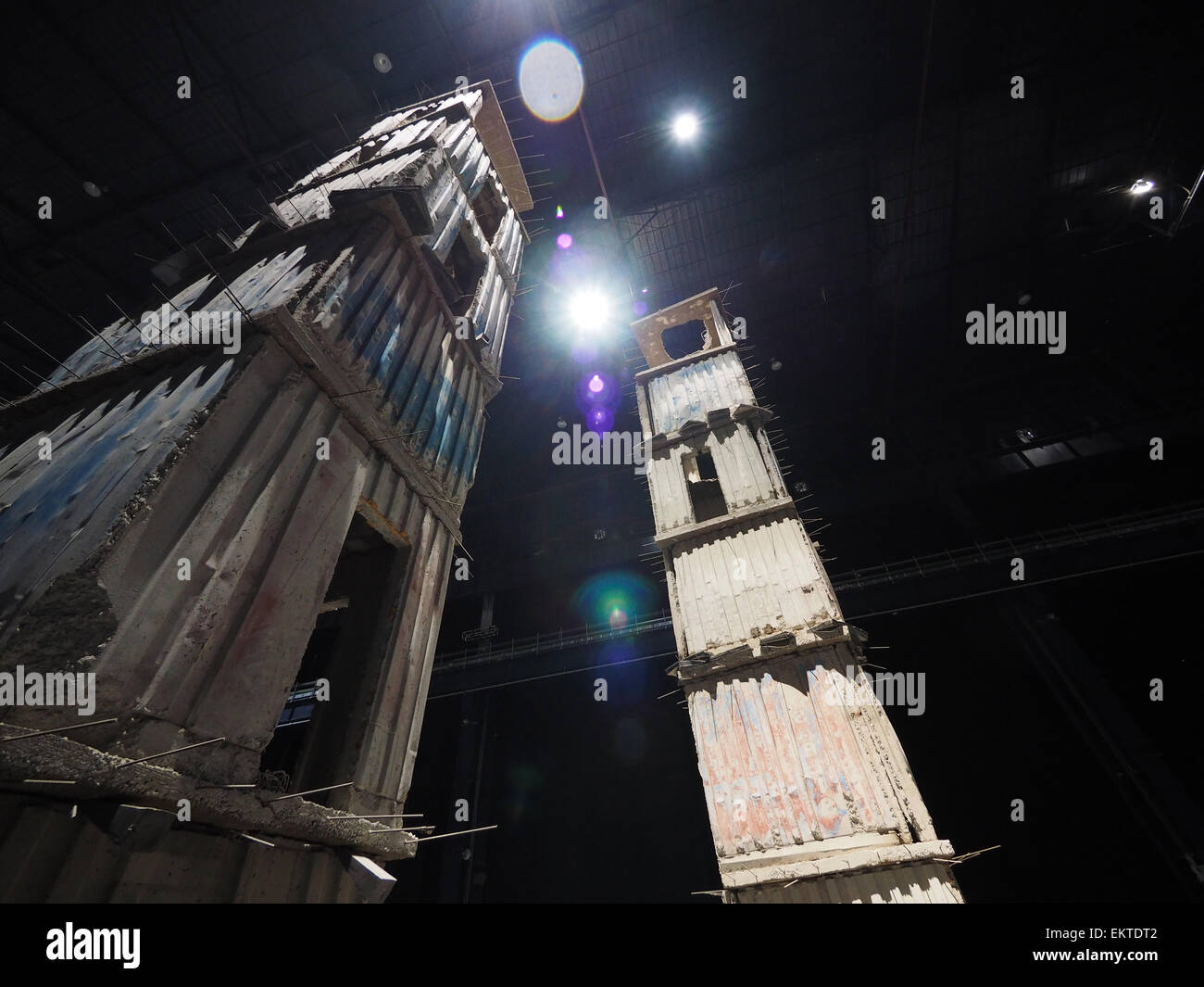 Die sieben himmlischen Paläste, Anselm Kiefer Künstler, Hangar Bicocca, Mailand, Lombardei, Italien, Europa Stockfoto