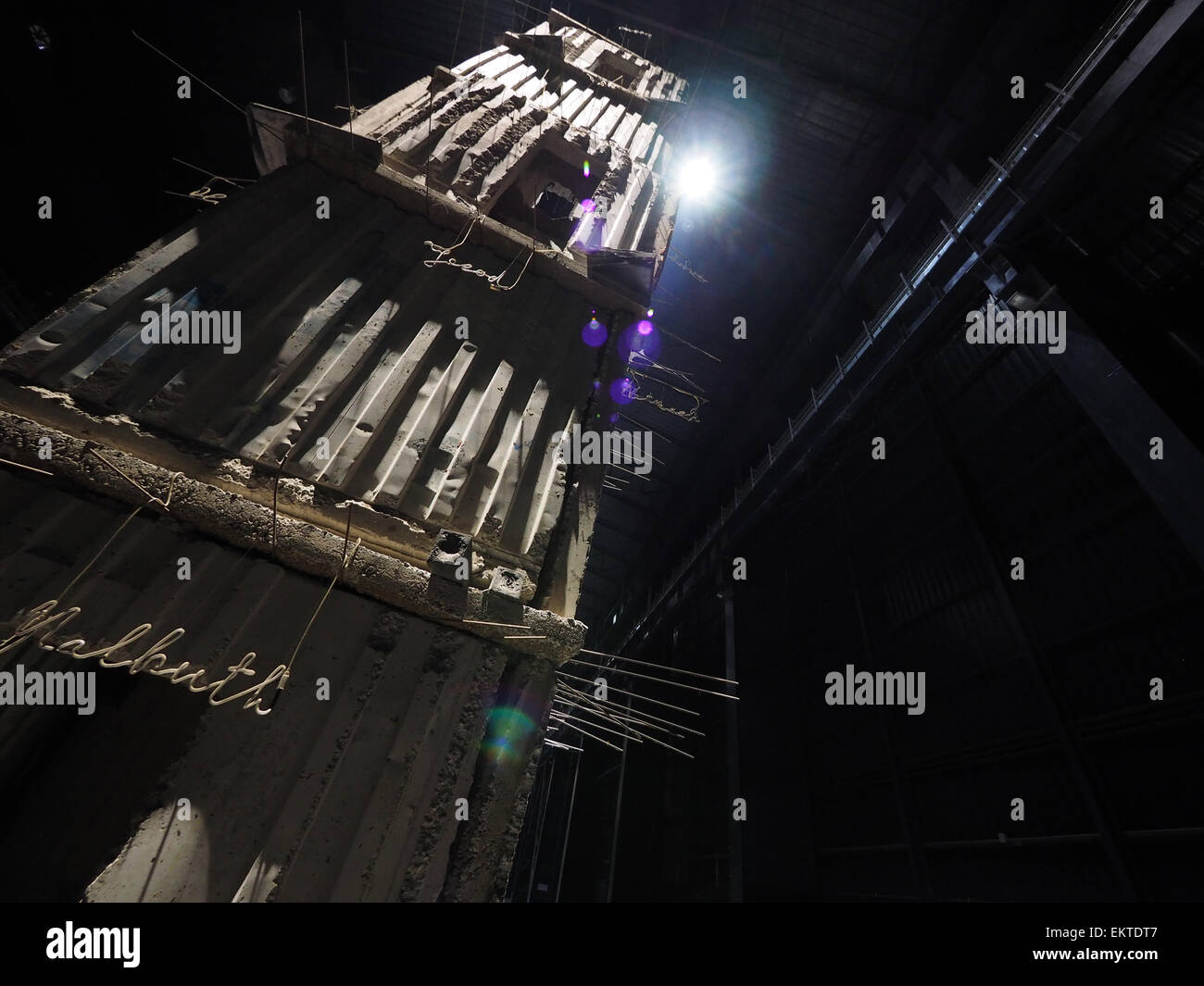 Die sieben himmlischen Paläste, Anselm Kiefer Künstler, Hangar Bicocca, Mailand, Lombardei, Italien, Europa Stockfoto