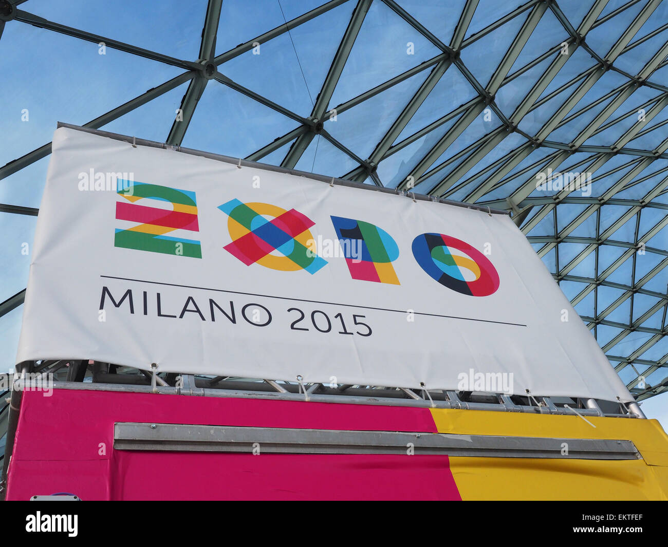 Kasse, Fiera Milano Rho fair EXPO 2015, Milan, Lombardei, Italien, Europa Stockfoto