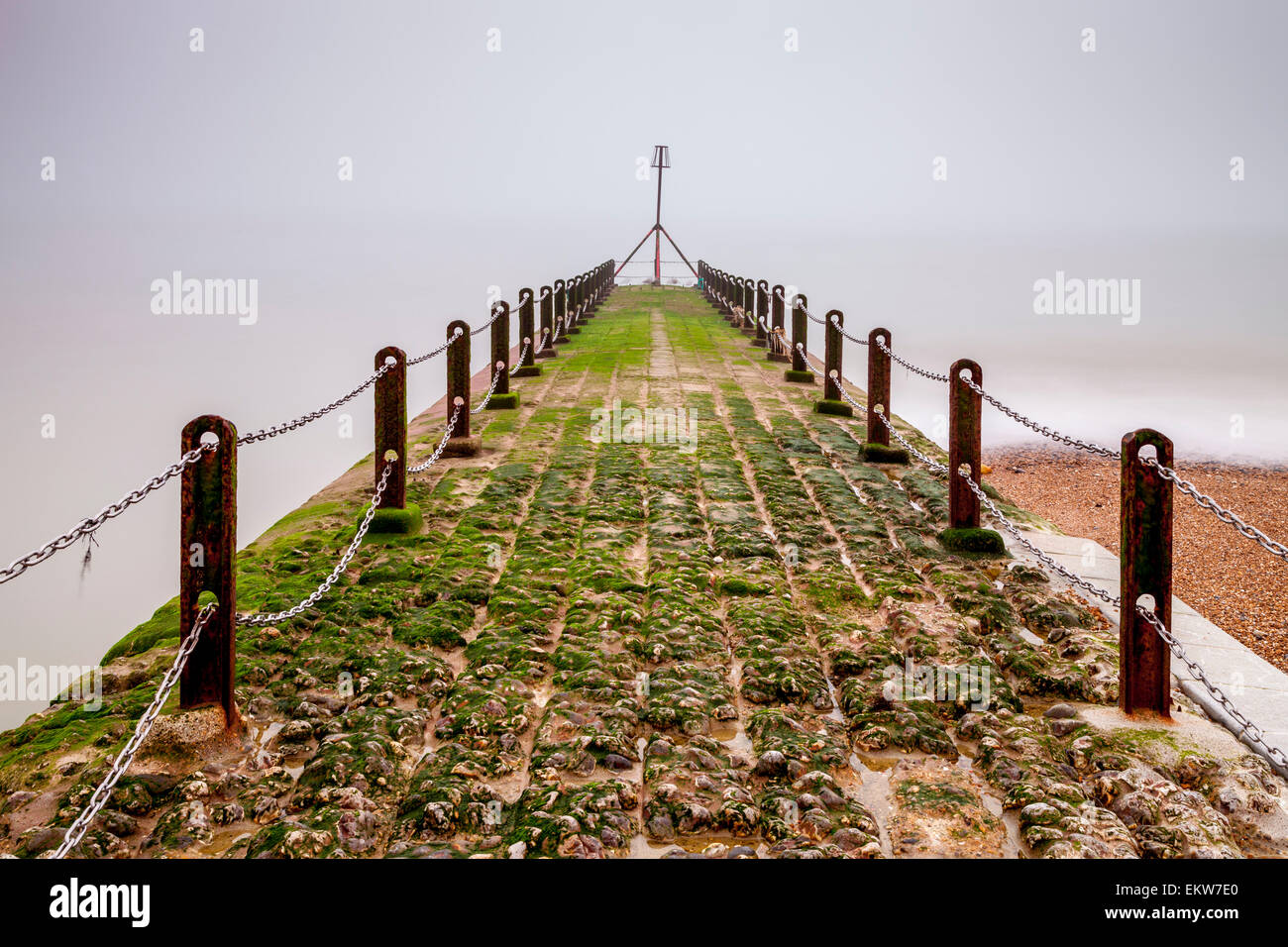 Strand Buhne, Brighton, Sussex, UK Stockfoto