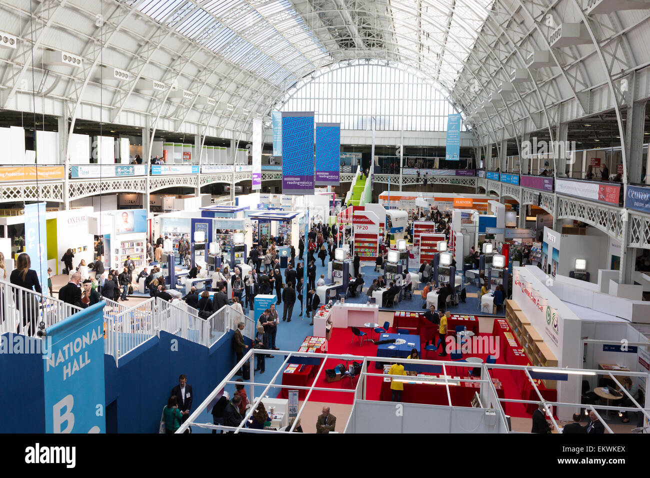 London, UK. 14. April 2015. Der Londoner Buchmesse 2015 bei Olympia eröffnet und läuft bis zum 16. April 2015. Bildnachweis: Nick Savage/Alamy Live-Nachrichten Stockfoto