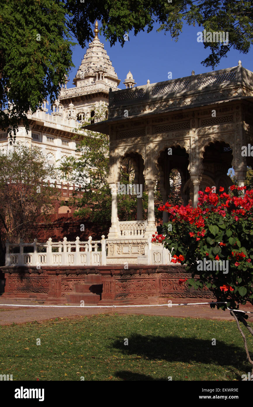 Jaswant Thada Mausoleum in Jodhpur, Indien Stockfoto