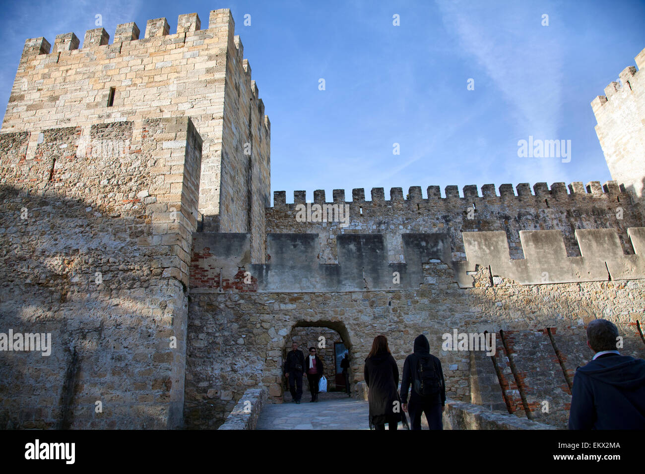 Castelo de São Jorge in Lissabon - Portugal Stockfoto