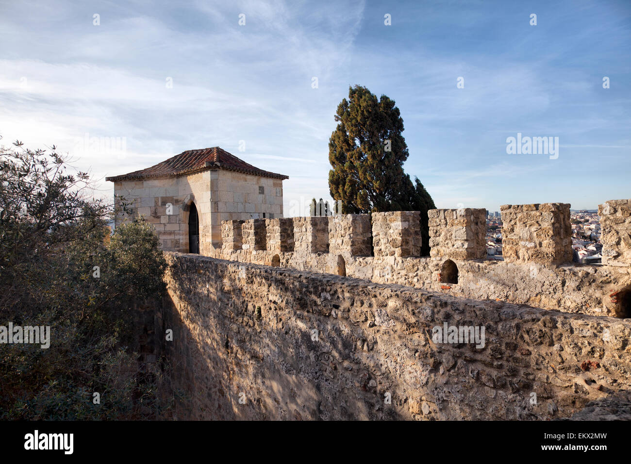 Castelo de São Jorge in Lissabon - Portugal Stockfoto