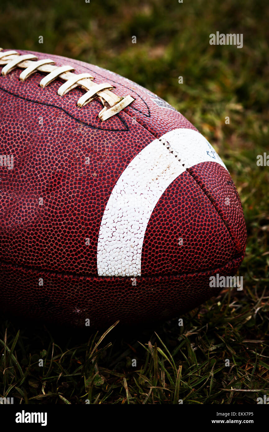Ein american football hautnah Stockfoto