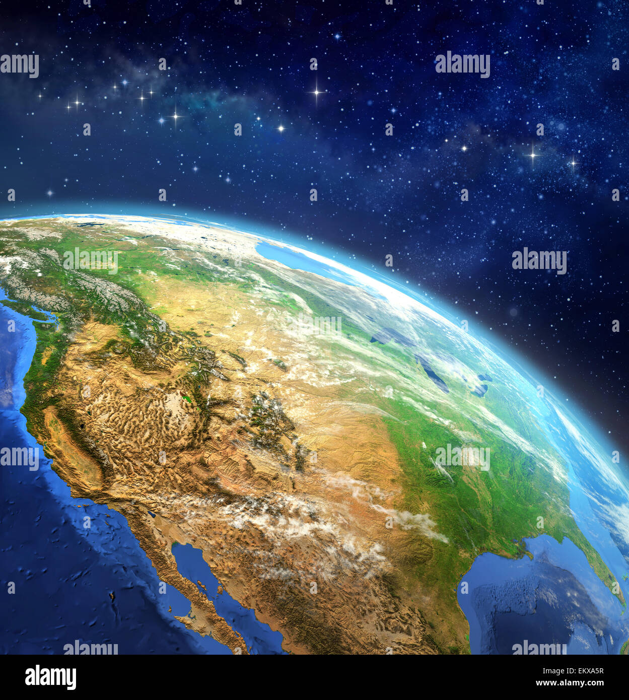 Antlitz Der Erde Sehr Hochauflosende Bild Des Planetenerde Im Weltraum Elemente Dieses Bildes Eingerichtet Von Der Nasa Stockfotografie Alamy